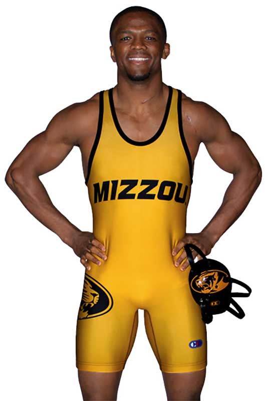 Cliff Keen T-Back Tiger Sublimated Wrestling Singlet