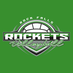 three color volleyball tee shirt design