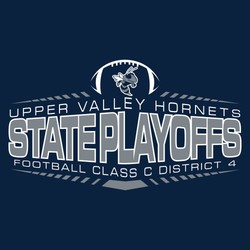 Two color state football tee shirt design