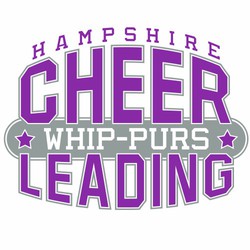 two color cheerleading tee shirt design with banner and stars.  Cheer arched above banner and leading reverse arched below banner