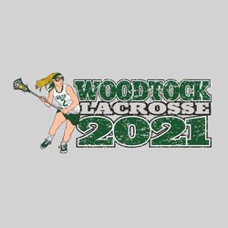 5 color lacrosse tee shirt design with female lacrosse player passing or shooting lacrosse ball