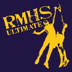 one color ultimate design with two players doing a vertical leap for a contested disc or frisbee