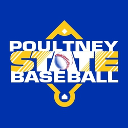 three color state baseball t-shirt art.  Realistic baseball over the A in word STATE.  School name above word state, word baseball below state.  Base path in the background.