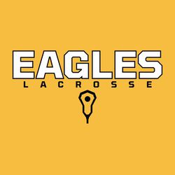 interactive two color lacrosse t-shirt design with lacrosse stick head below large block team name and smaller word "lacrosse".