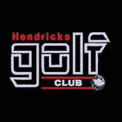 word "GOLF" large in a stencil type font with small golf ball