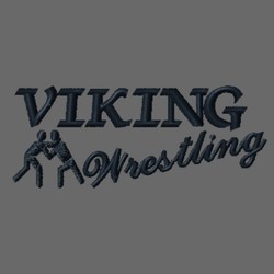 stick figure wrestlers with letteing