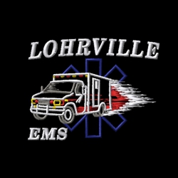 embroidery EMS design with ambulance