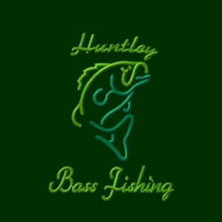 embroidery fishing design, bass fishing