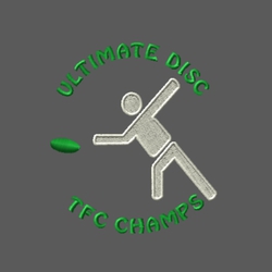 embroidery ultimate Frisbee design