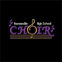 embroidery music design, choir