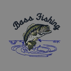 embroidery fishing design