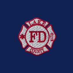 fire department embroidery design