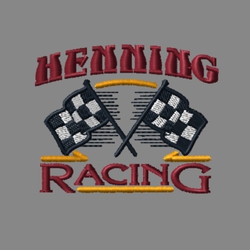motorsports embroidery design, racing