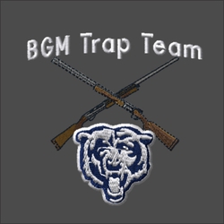 embroidery trap shooting design