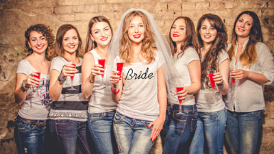 Bride and her Bridal Party