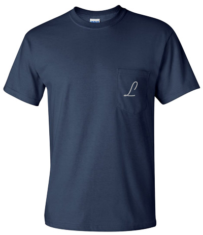 Navy Monogram Tee