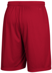 adidas Youth Clima Tech Short back view in Red