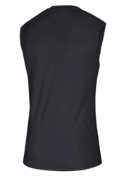 adidas Creator Sleeveless Tee in Black, Back View