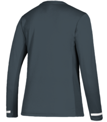 adidas Women's Team 19 Long Sleeve Jersey back view in Grey