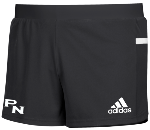 adidas Team 19 Running Short front view in Black