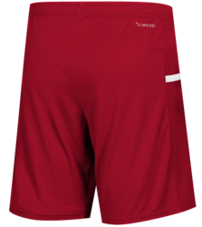 adidas Team 19 Knit Short back view shown in Red