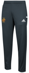 adidas Youth Team 19 Track Pant front view in Onix