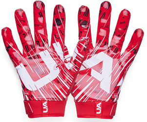 Palm view of Under Armour Blur Football Gloves