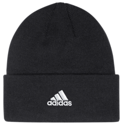 Adidas Cuffed Knit Beanie back view in Black