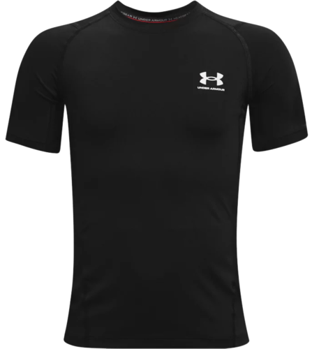 front view of under armour youth compression short sleeve tee