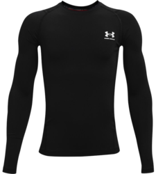 front view of under armour youth long sleeve compression tee