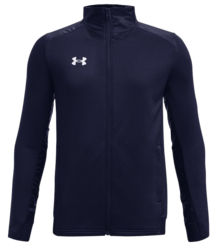 front view of under armour youth command full-zip jacket