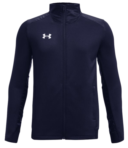 front view of under armour youth command full-zip jacket