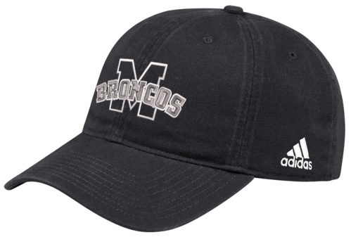 Custom Embroidered Adidas Adjustable Washed Slouch Cap in Black