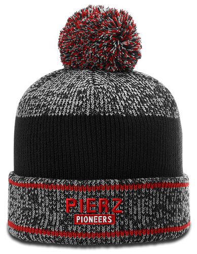 Richardson Heathered Knit Cuffed Pom Beanie