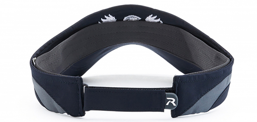 Richardson R-Active Lite Running Visor back view in Navy