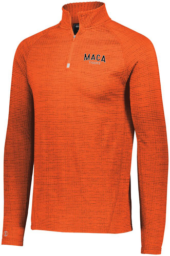 Holloway 3D Regulate Lightweight Pullover front view in Orange