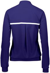 Holloway Women's Weld Jacket back view in Purple