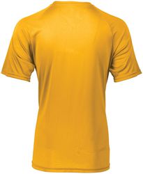 Augusta Attain Raglan Sleeve Wicking Tee back view in Gold