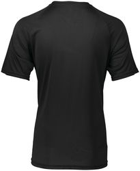 Augusta Youth Attain Raglan Sleeve Wicking Tee back view in Black