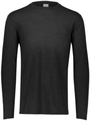 front view of Augusta Sportswear Youth Triblend Long Sleeve T-Shirt