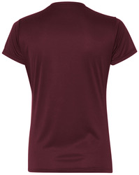 C2 Women's Performance Tee back view in Maroon