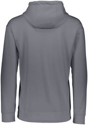 Augusta Youth Wicking Fleece Hood back view in Graphite