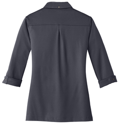 Ogio Women's Gauge Polo back view in Diesel Grey