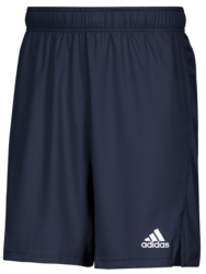 adidas LAX Short front view in Navy