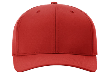 Richardson Lite R-Flex Adjustable Cap front view in Red