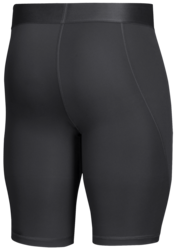 adidas Alphaskin 9&quot; Short Tight back view in Black