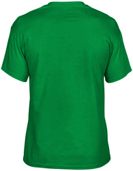 Gildan Youth DryBlend 50/50 Tee back view in Irish Green