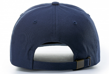 Richardson Premium Cotton Dad Hat back view in Navy