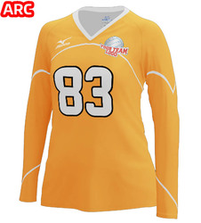 Mizuno Women’s Sublimated Semi Custom Long Sleeve Volleyball Jersey