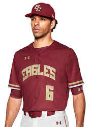 Under Armour Sublimated Faux Placket Baseball Jersey